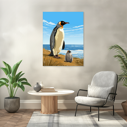 wandbilder-tiere-leinwand-poster-kaiserpinguin-full-3x4