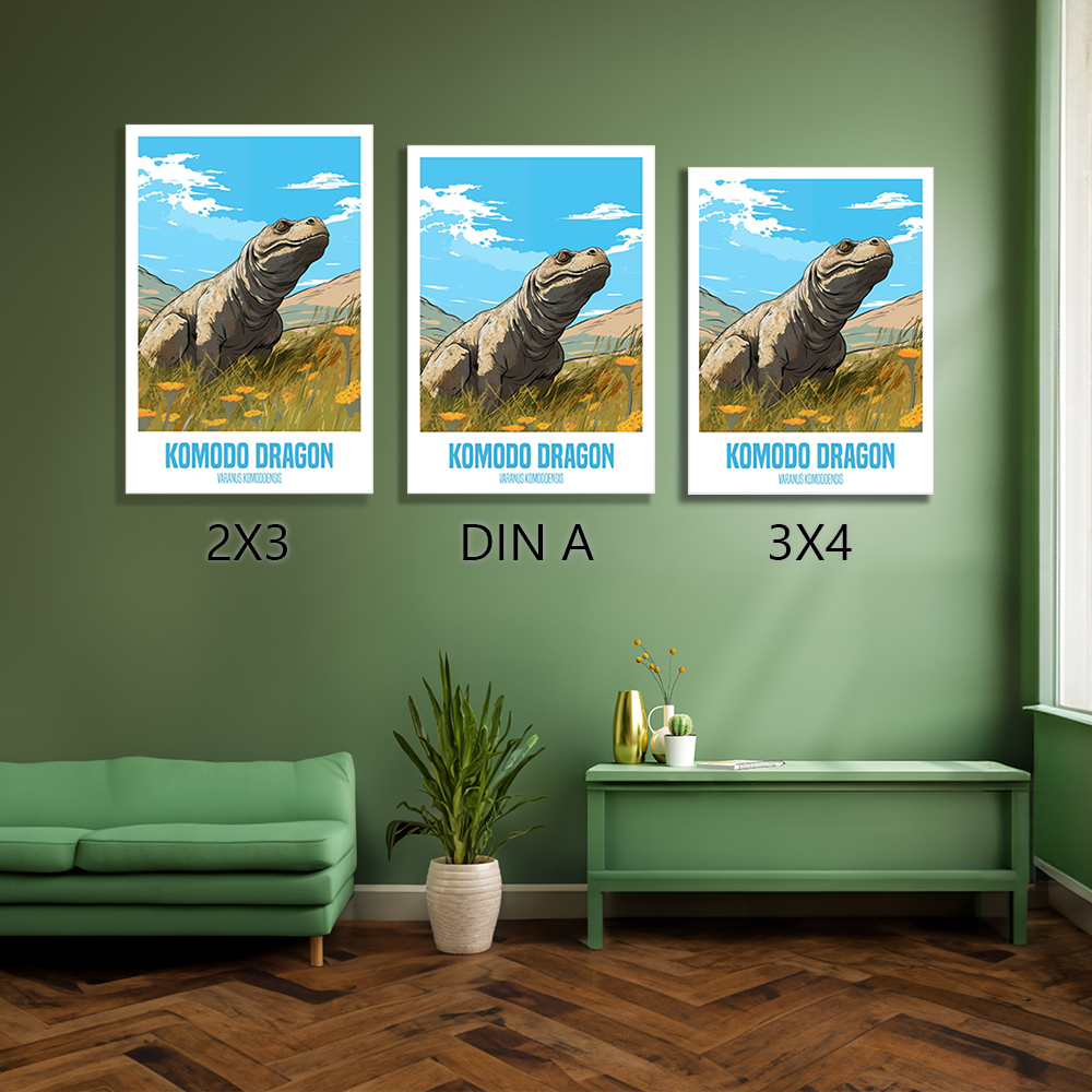 wandbilder-tiere-leinwand-poster-komodo-dragon-2