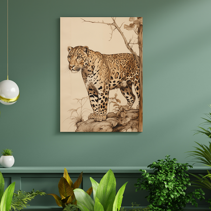 wandbilder-tiere-leinwand-poster-leopard-DIN