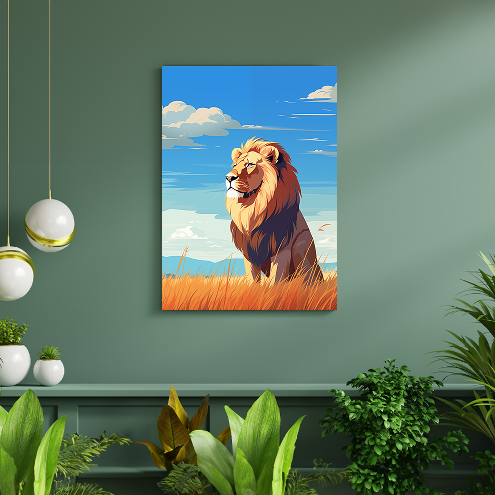 wandbilder-tiere-leinwand-poster-lowe-1-2x3-DIN-A