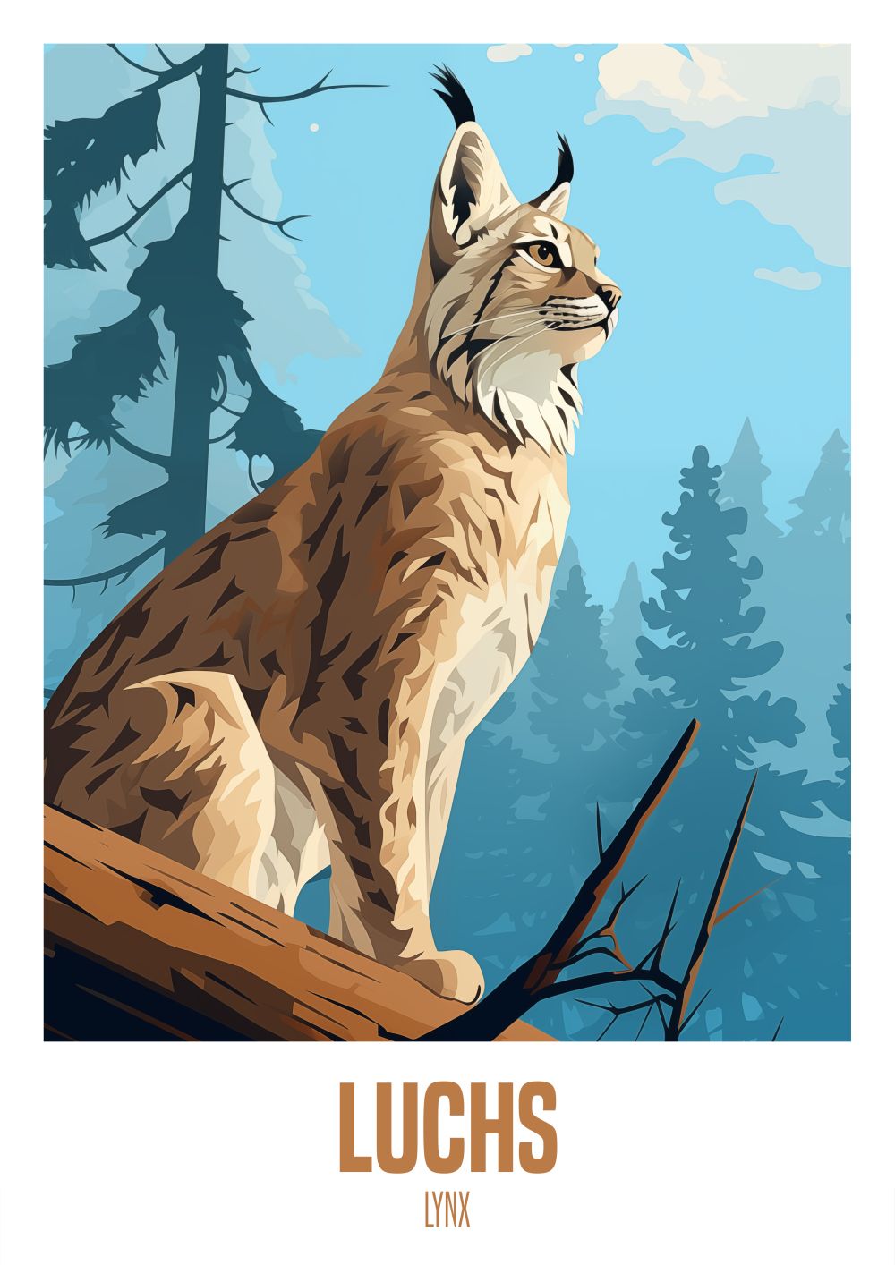 wandbilder-tiere-leinwand-poster-luchs-DIN-2-DIN-A