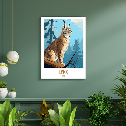 wandbilder-tiere-leinwand-poster-lynx-2-DIN-A