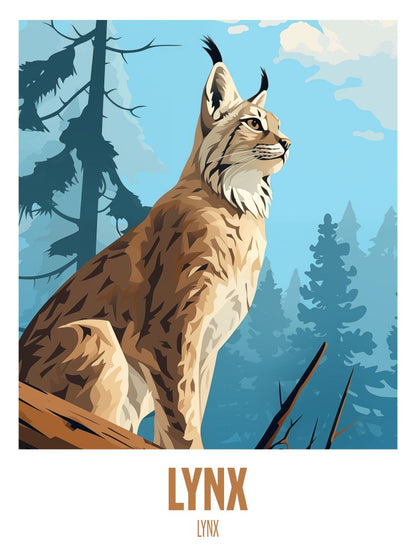 wandbilder-tiere-leinwand-poster-lynx-2