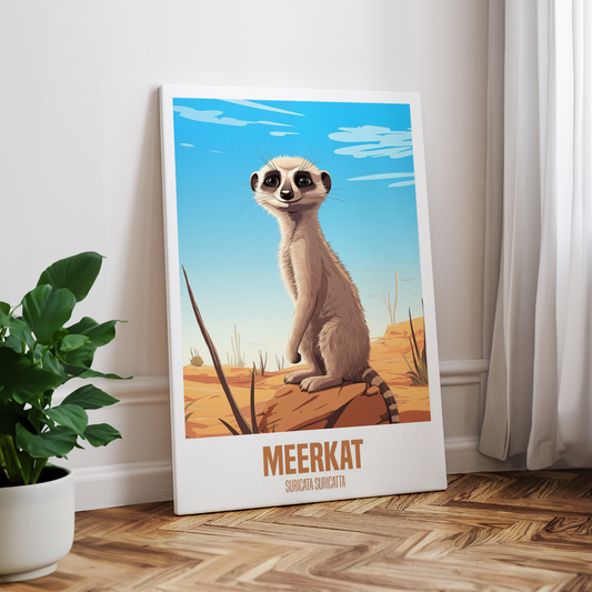 wandbilder-tiere-leinwand-poster-meerkat-1