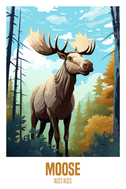 Moose - Comic Style