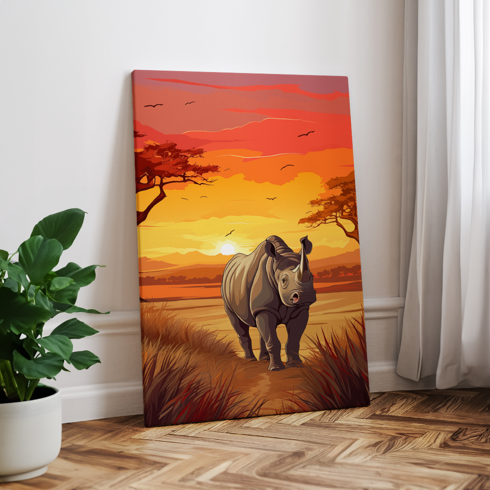 wandbilder-tiere-leinwand-poster-nashorn-2x3-3