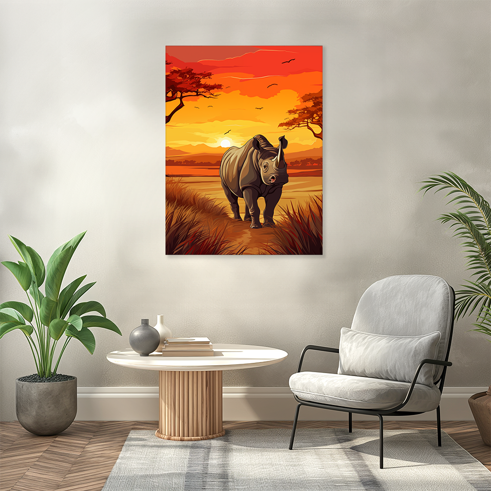 wandbilder-tiere-leinwand-poster-nashorn-3x4-3