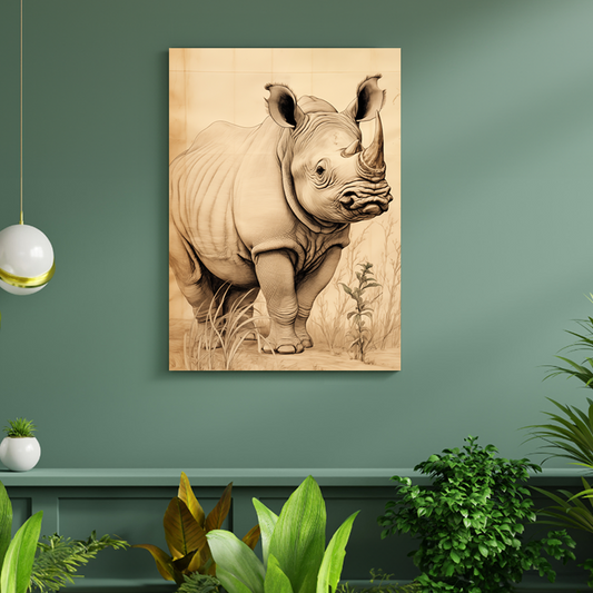 wandbilder-tiere-leinwand-poster-nashorn-DIN-2