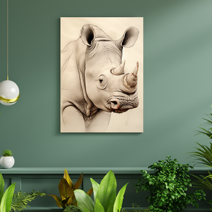 wandbilder-tiere-leinwand-poster-nashorn-DIN