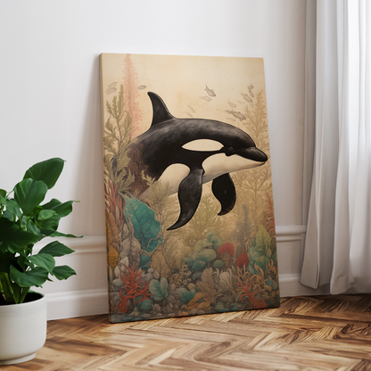 wandbilder-tiere-leinwand-poster-orca-2x3