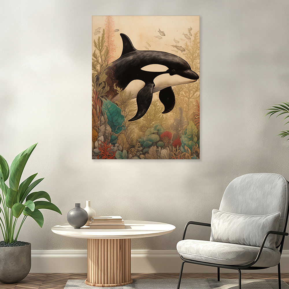 wandbilder-tiere-leinwand-poster-orca