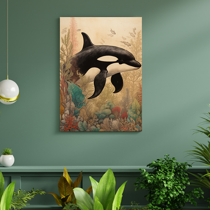 wandbilder-tiere-leinwand-poster-orca-DIN