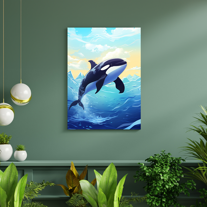 wandbilder-tiere-leinwand-poster-orca-full-DIN