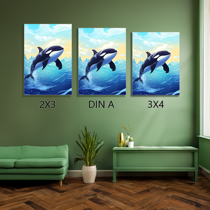 wandbilder-tiere-leinwand-poster-orca-full-formatvergleich