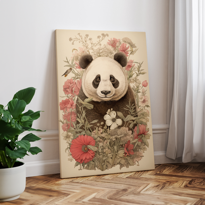 wandbilder-tiere-leinwand-poster-panda-2x3