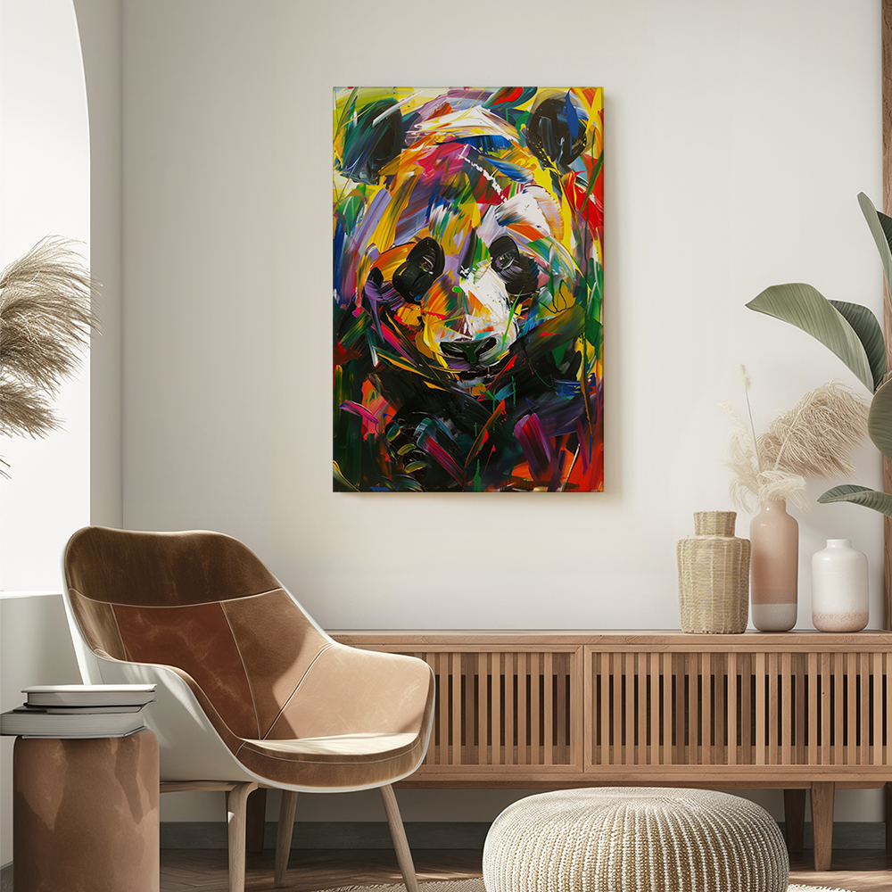 wandbilder-tiere-leinwand-poster-panda-bar-2x3