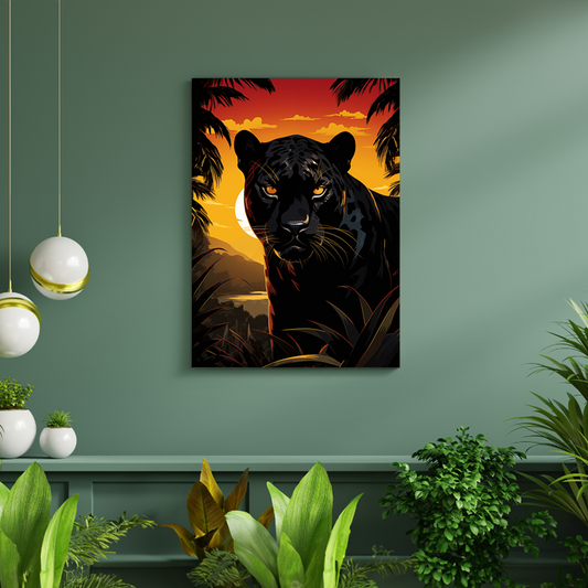 wandbilder-tiere-leinwand-poster-panther-DIN