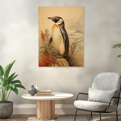 wandbilder-tiere-leinwand-poster-pinguin-3x4