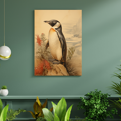 wandbilder-tiere-leinwand-poster-pinguin-DIN