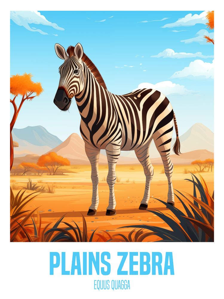 wandbilder-tiere-leinwand-poster-plains-zebra-12