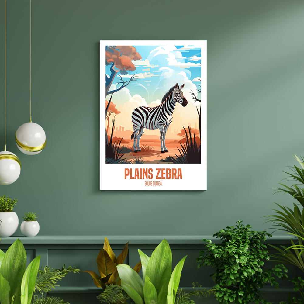 wandbilder-tiere-leinwand-poster-plains-zebra-22-DIN-A