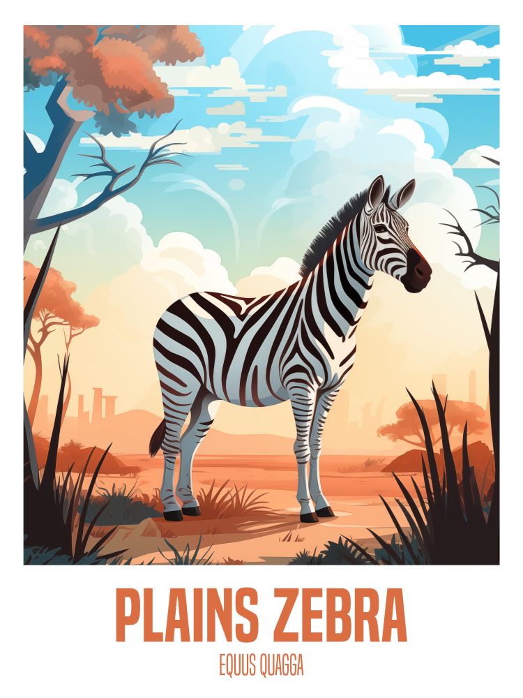 wandbilder-tiere-leinwand-poster-plains-zebra-22