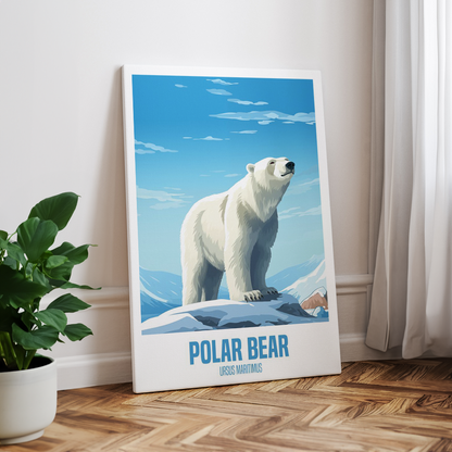 wandbilder-tiere-leinwand-poster-polar-bear-1