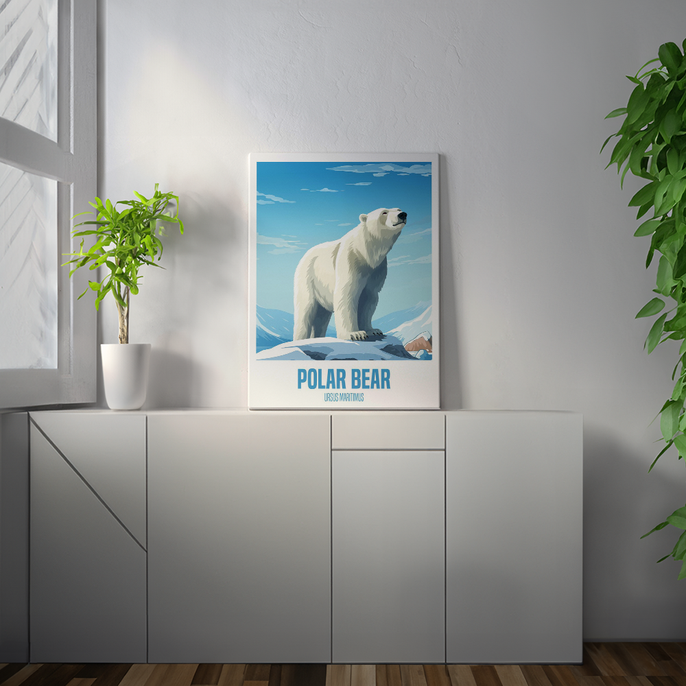 wandbilder-tiere-leinwand-poster-polar-bear-2