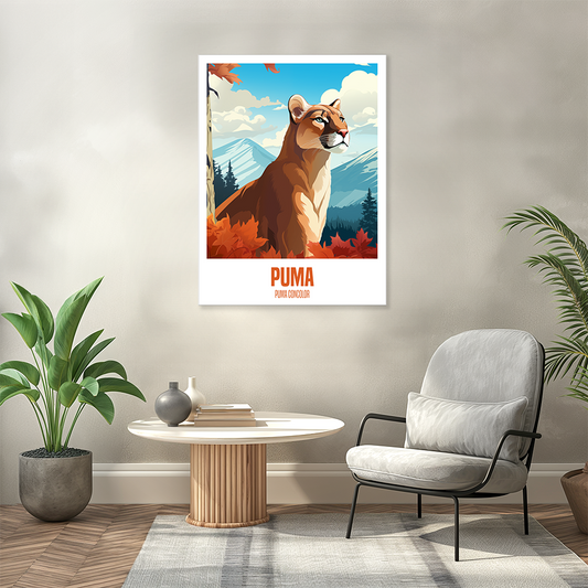 wandbilder-tiere-leinwand-poster-puma-3x4