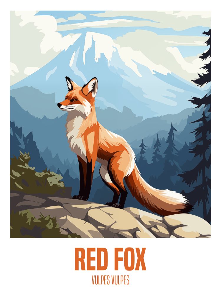 wandbilder-tiere-leinwand-poster-red-fox-12