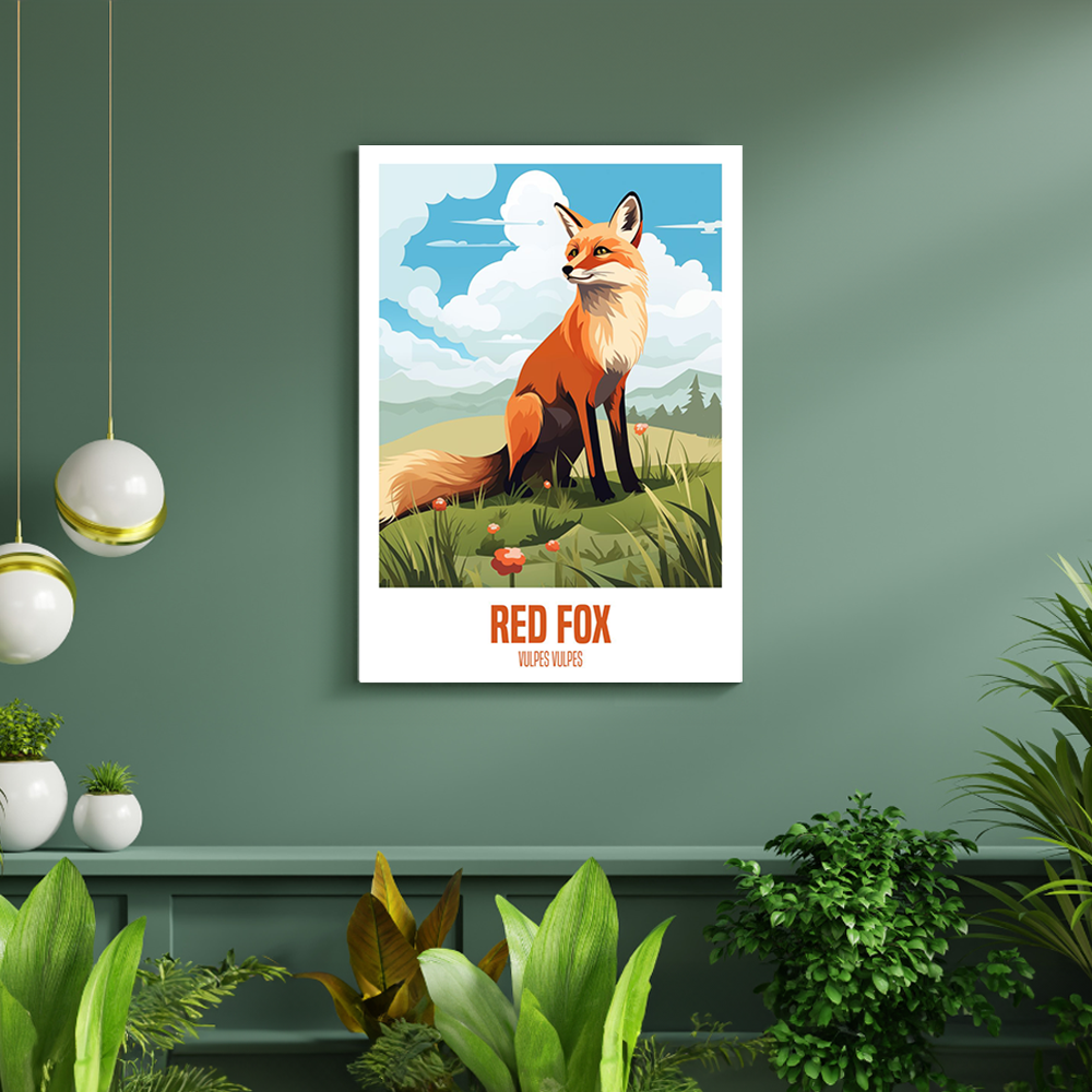 wandbilder-tiere-leinwand-poster-red-fox-2-DIN-A