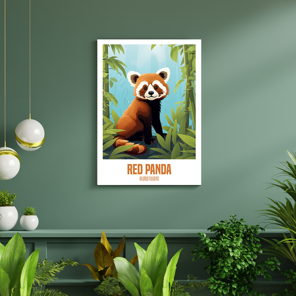 wandbilder-tiere-leinwand-poster-red-panda-2-DIN-A