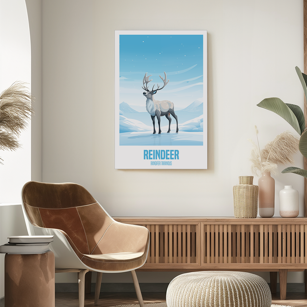 wandbilder-tiere-leinwand-poster-reindeer-2x3