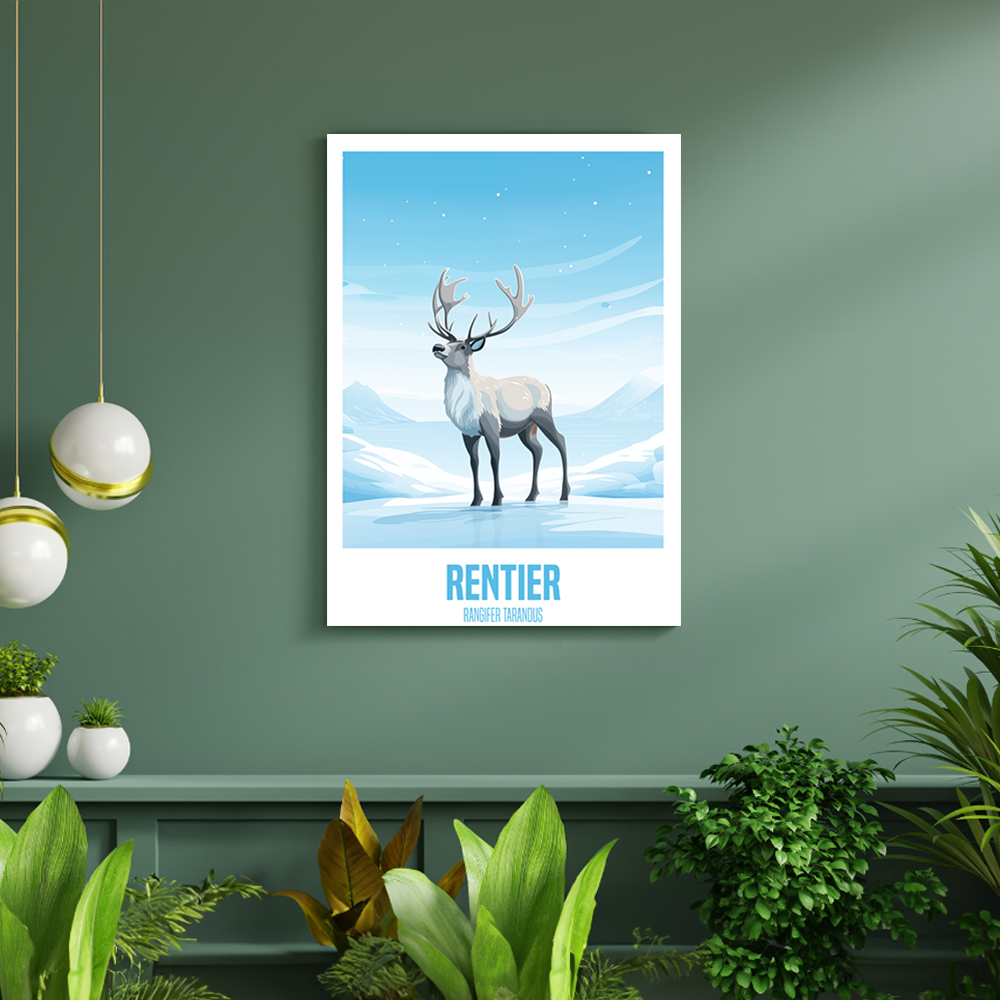 wandbilder-tiere-leinwand-poster-rentier-DIN