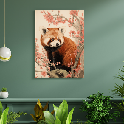 wandbilder-tiere-leinwand-poster-roter-panda-DIN