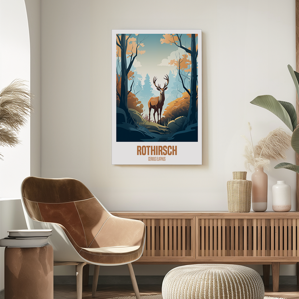 wandbilder-tiere-leinwand-poster-rothirsch-2x3