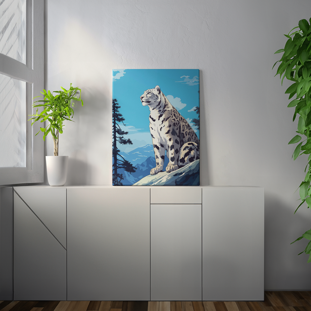 wandbilder-tiere-leinwand-poster-schneeleopard-0-3x4