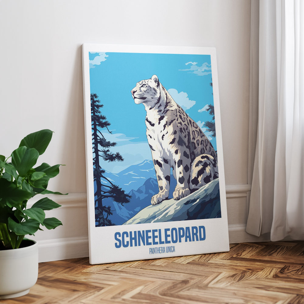 wandbilder-tiere-leinwand-poster-schneeleopard-1