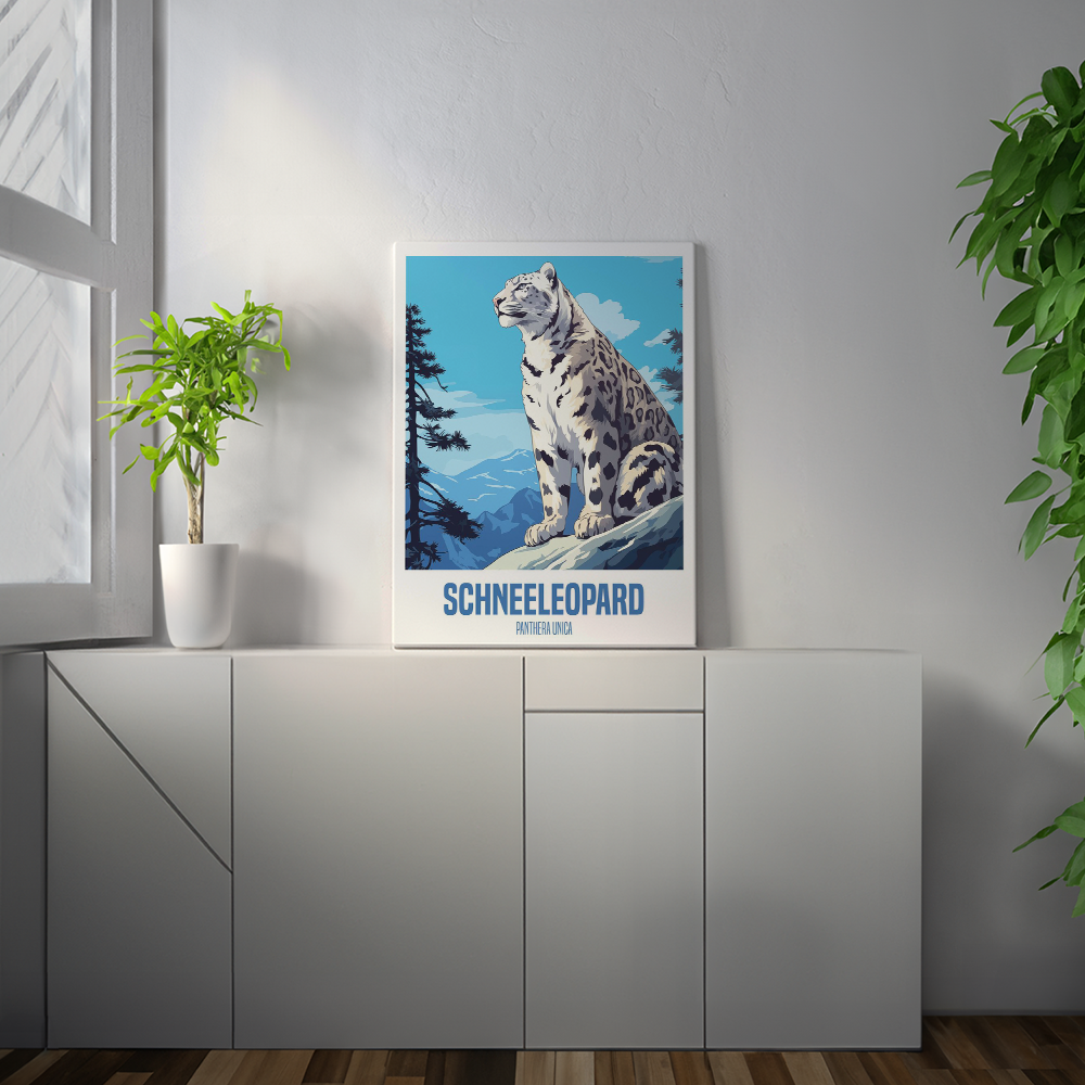 wandbilder-tiere-leinwand-poster-schneeleopard-1