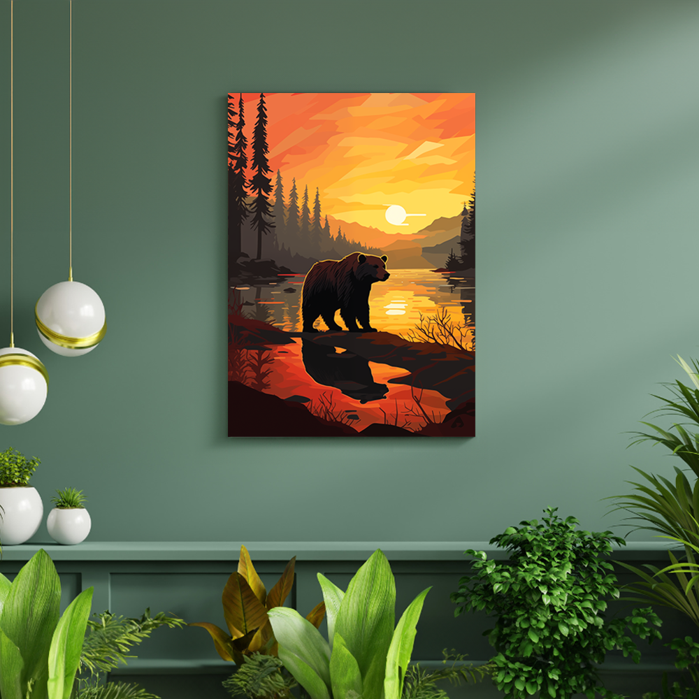 wandbilder-tiere-leinwand-poster-schwarzbar-DIN-2