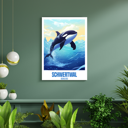 Schwertwal (Orca) - Comic Stil