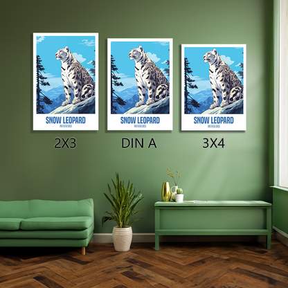 wandbilder-tiere-leinwand-poster-snow-leopard