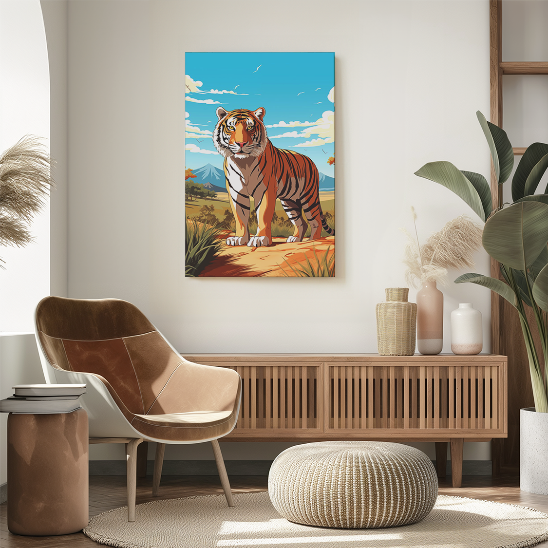 wandbilder-tiere-leinwand-poster-tiger-0-2x3