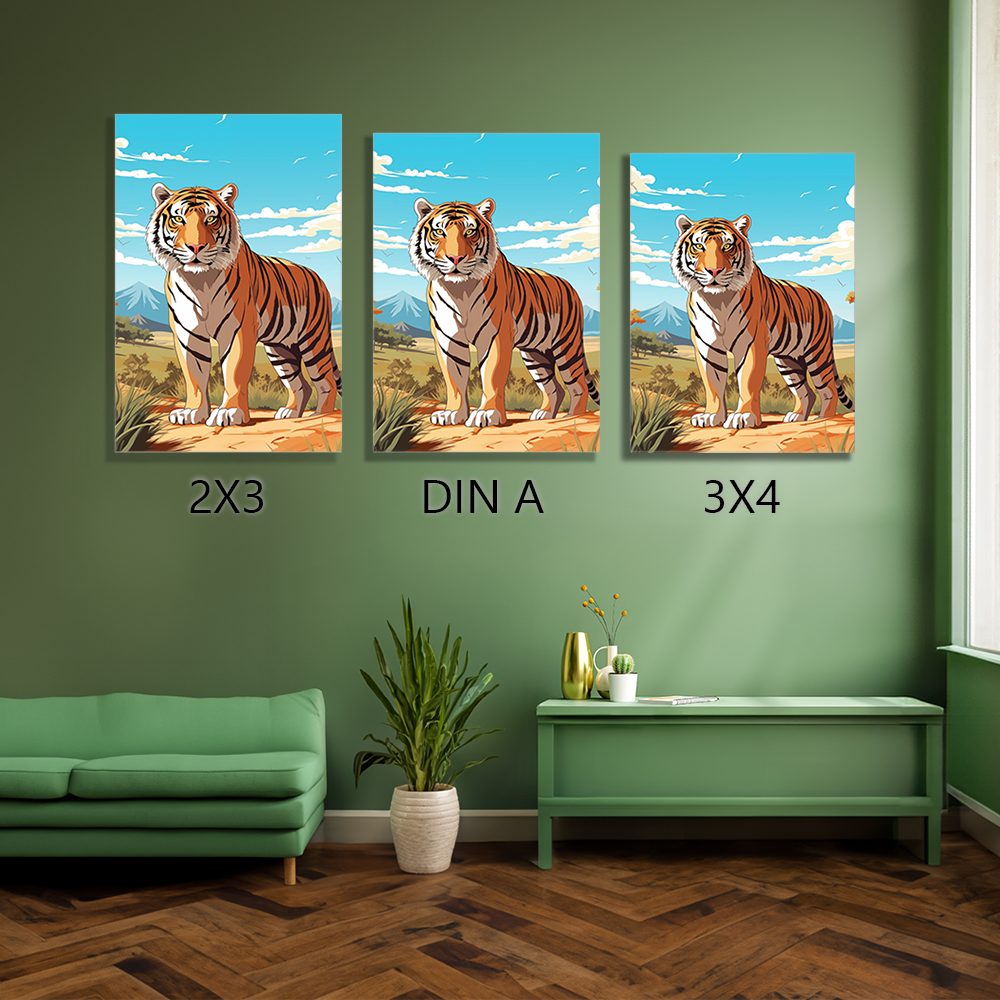 wandbilder-tiere-leinwand-poster-tiger-0-3x4-DIN-A-2x3