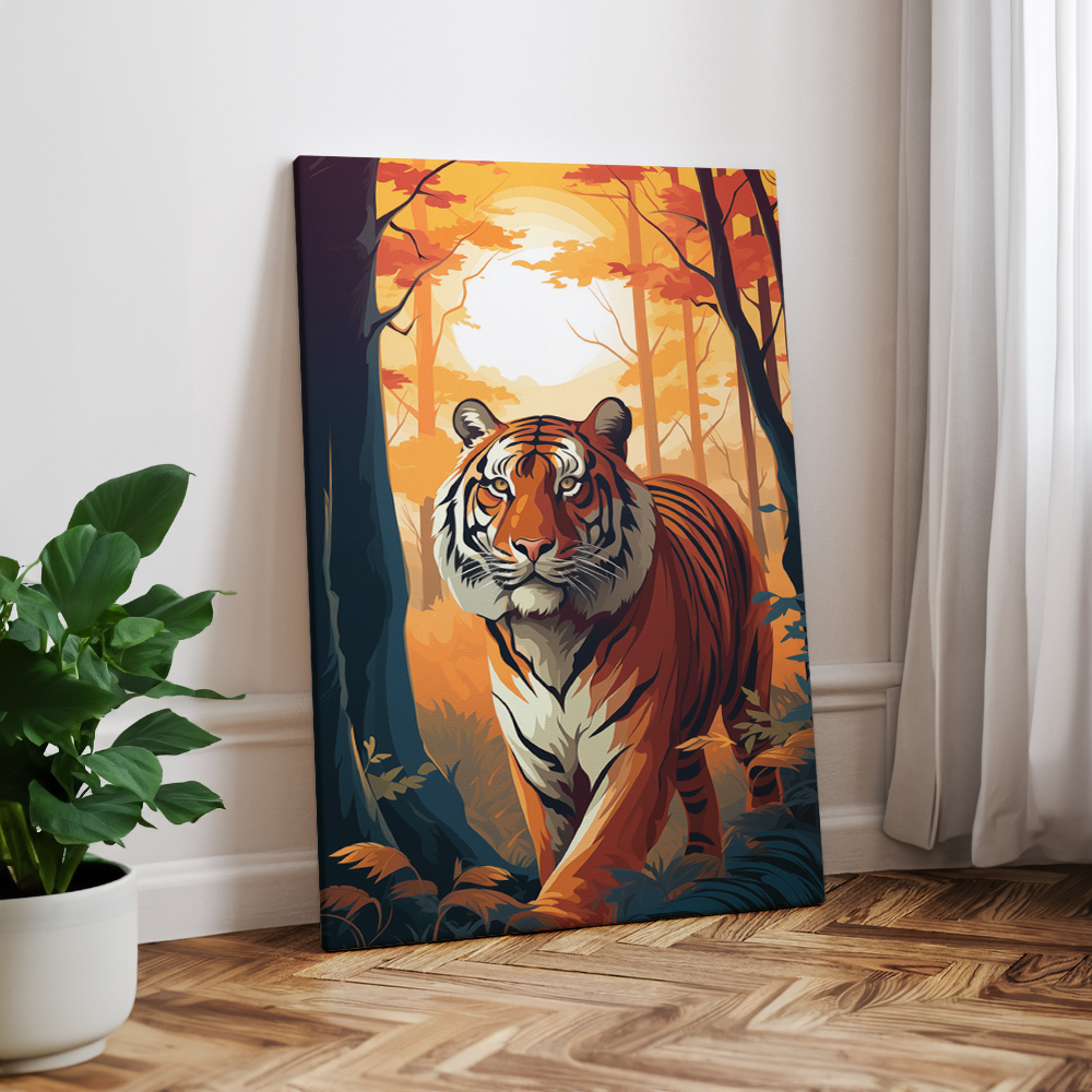 wandbilder-tiere-leinwand-poster-tiger-2x3-2