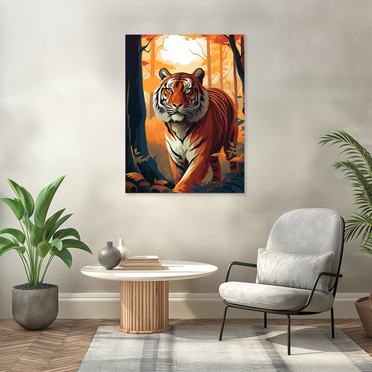 wandbilder-tiere-leinwand-poster-tiger-3x4-2