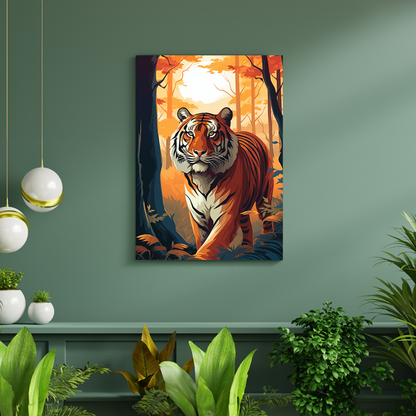 wandbilder-tiere-leinwand-poster-tiger-DIN-2