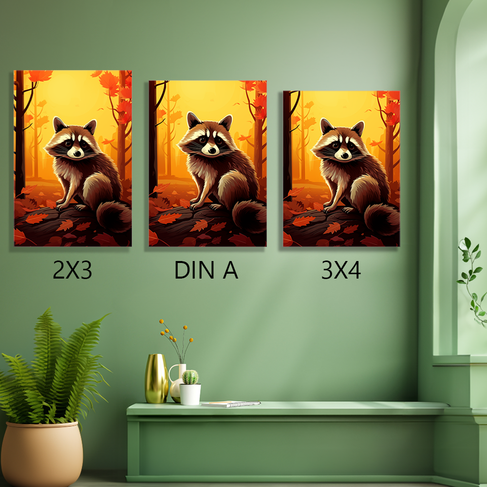  wandbilder-tiere-leinwand-poster-waschbar-leinwand-collage