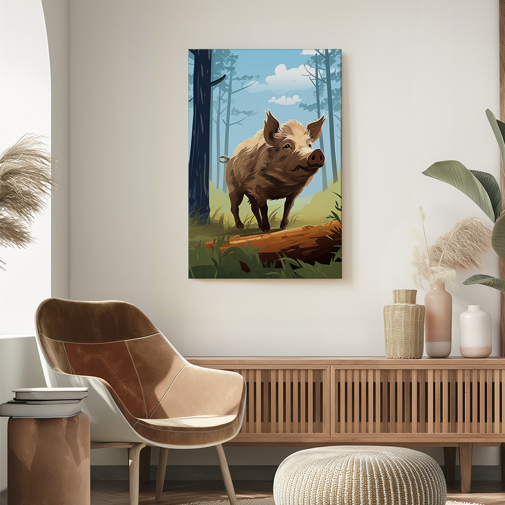 wandbilder-tiere-leinwand-poster-wildschwein-full-2x3