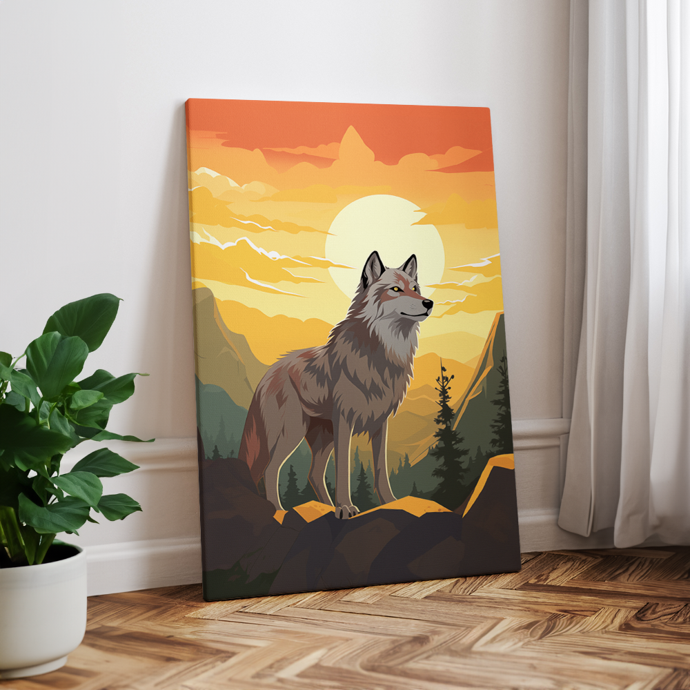 wandbilder-tiere-leinwand-poster-wolf-2x3-2